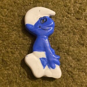 Handmade Glass Smurf
